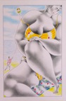 BORD DE MER-MAILLOTS DE BAIN .  N°6378 . Encre crayons de couleur 24x15cm